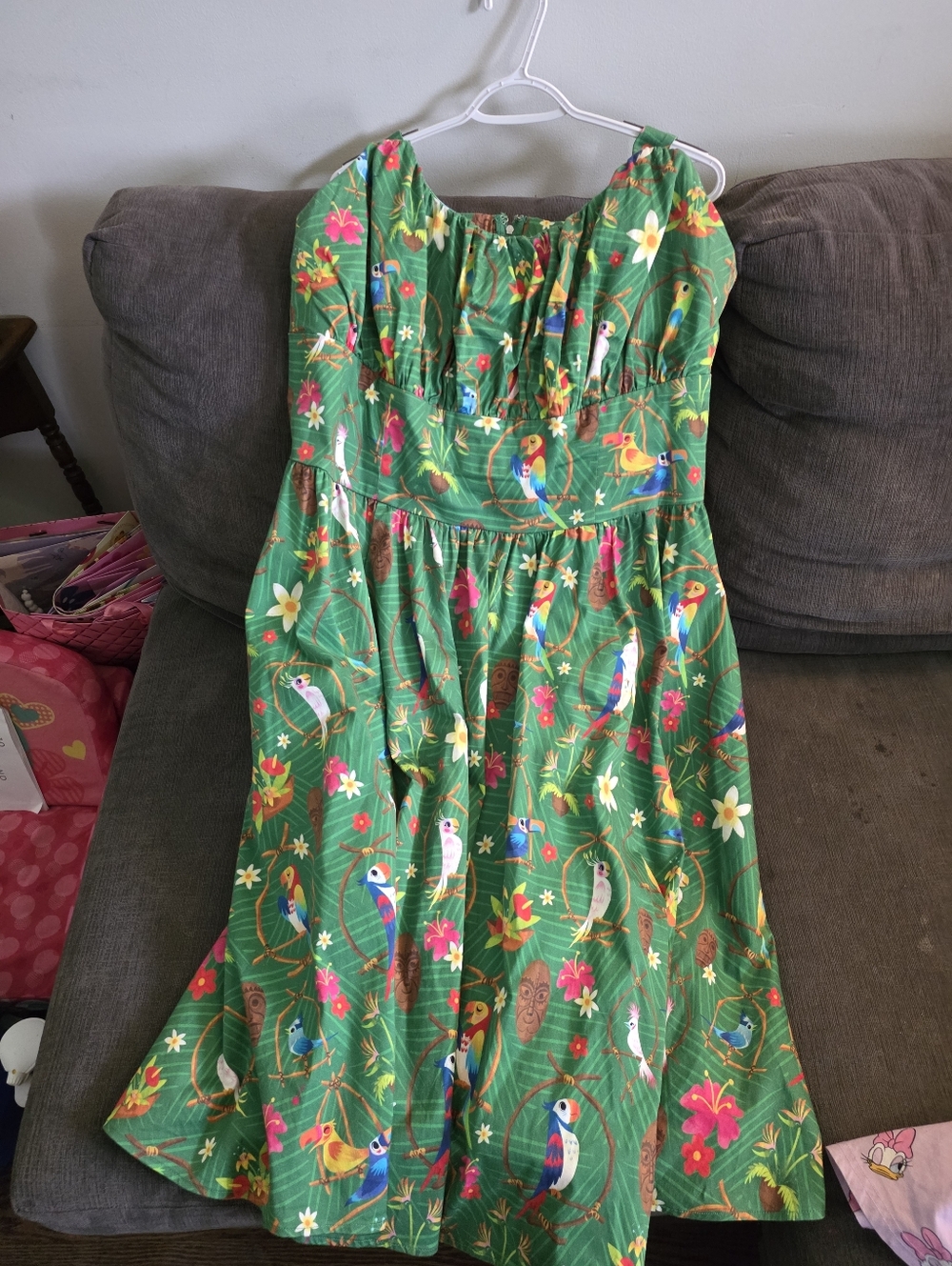 Disney Tiki Room dress shop dress.